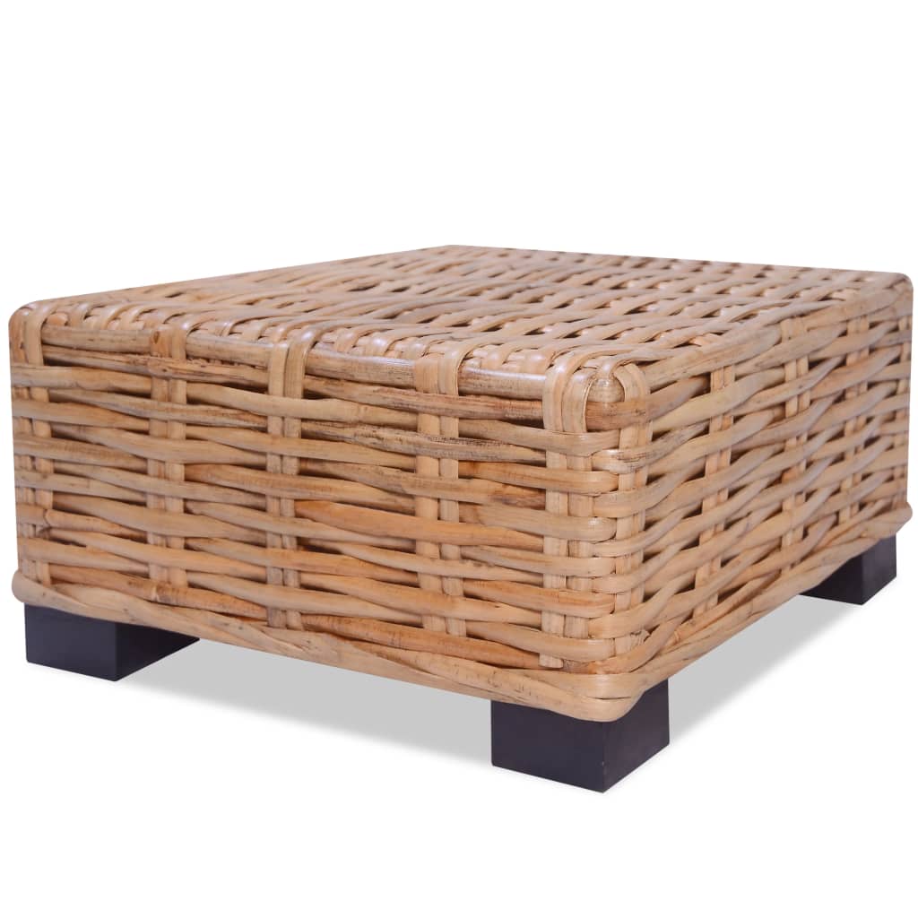 Loungeset Natuurlijk Rattan 18-Delig