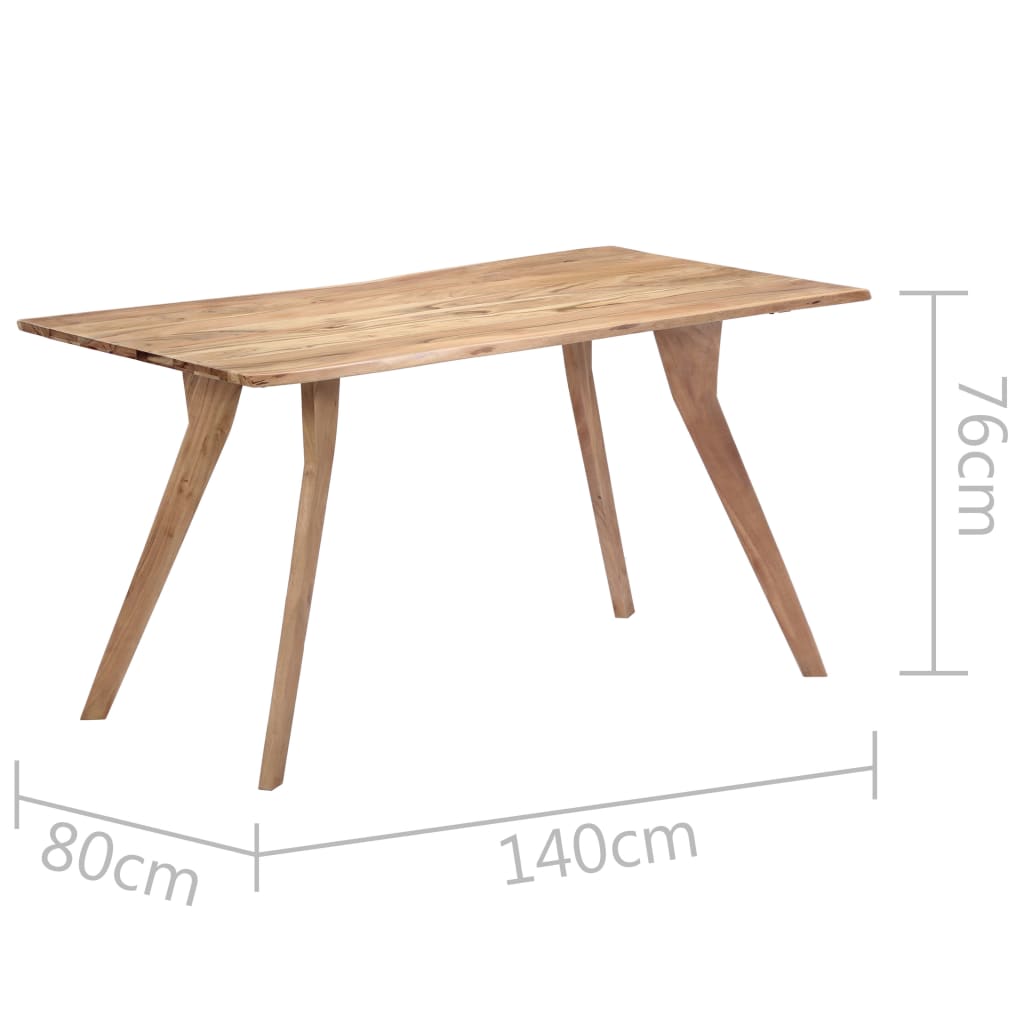 Eettafel Massief Acaciahout