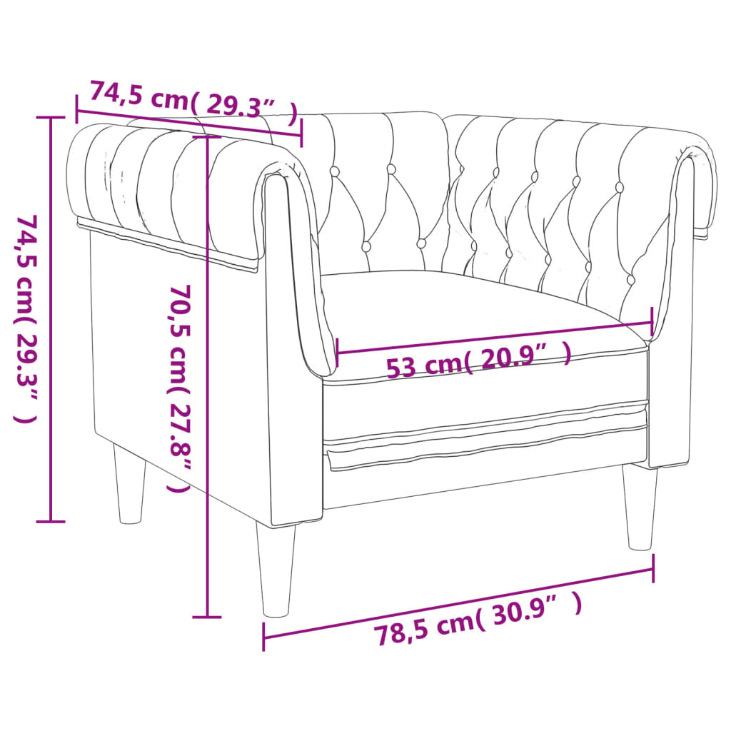 3-Delige Loungeset Stof