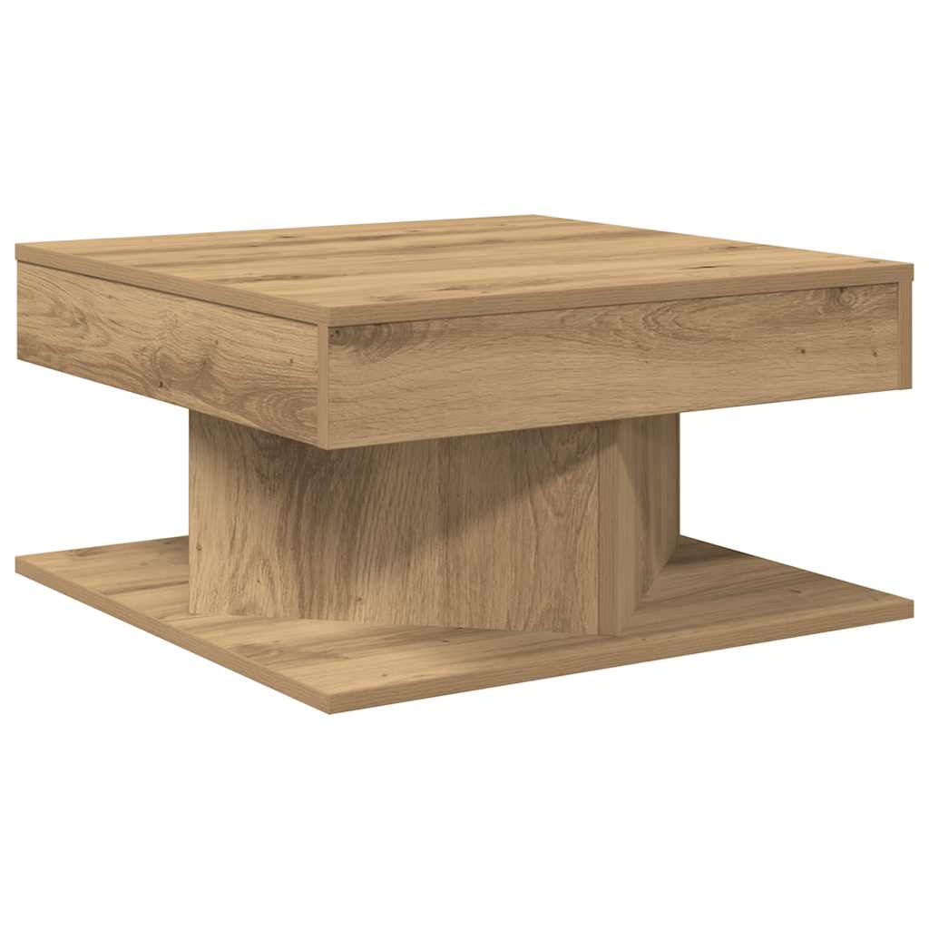 Salontafel 55X55X30 Cm Bewerkt Hout