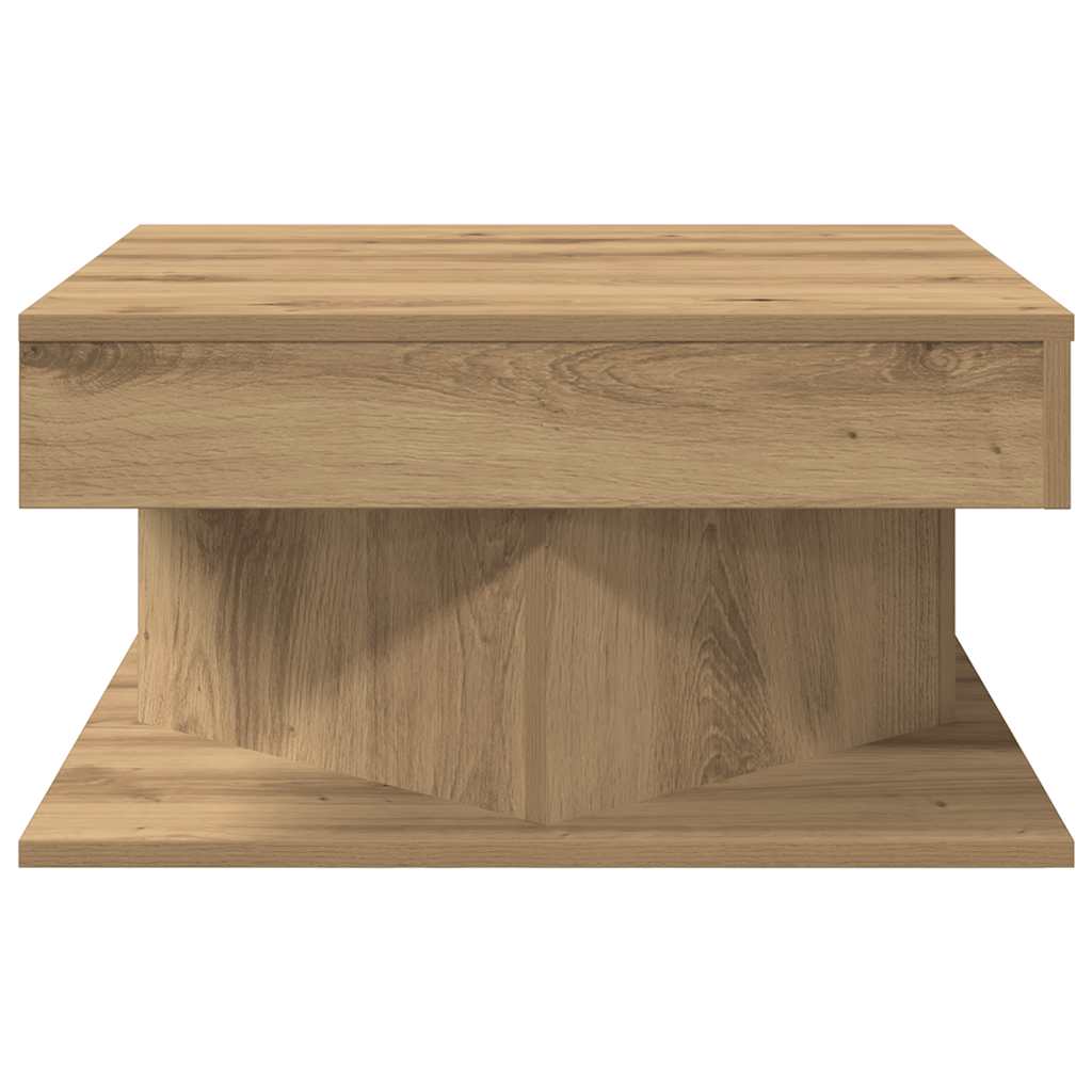 Salontafel 55X55X30 Cm Bewerkt Hout