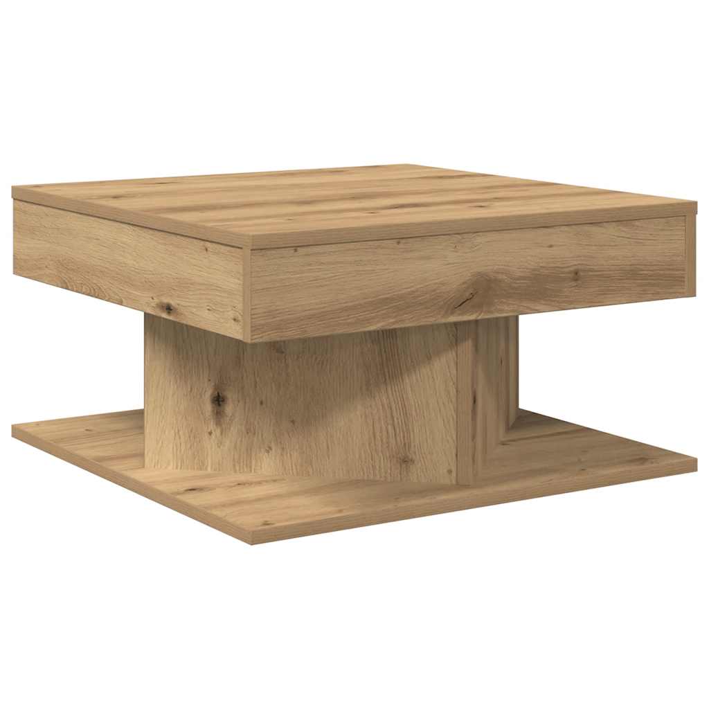 Salontafel 55X55X30 Cm Bewerkt Hout