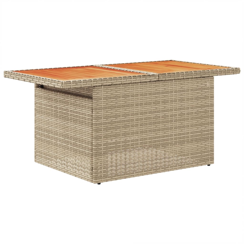 1 Tuinset Met Kussens Poly Rattan