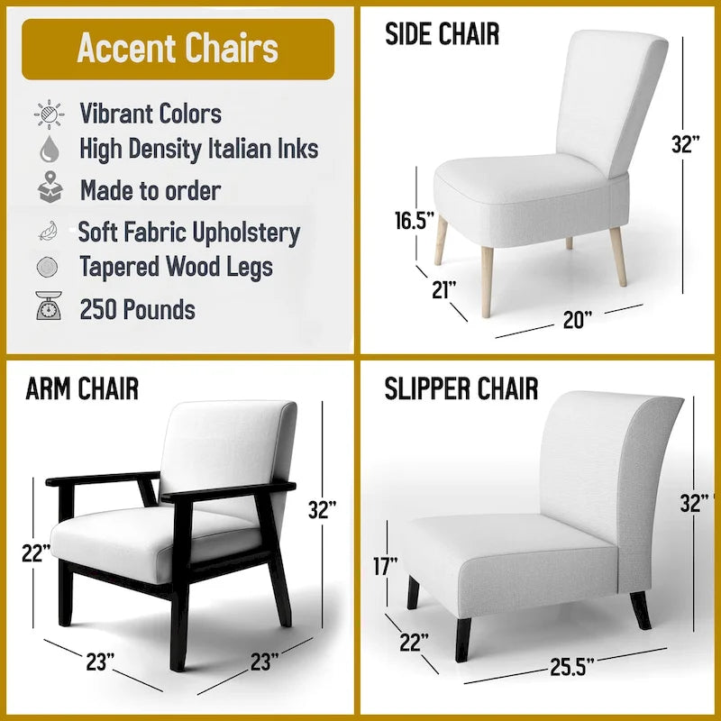 Fauteuil d'appoint abstrait rembourré marron chocolat — Fauteuil de style moderne et contemporain